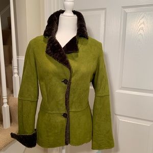 NWT, suede/shearling jacket. Ultimate butter soft!